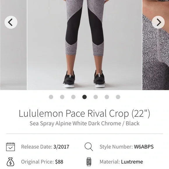 Lululemon Pace Rival Crop size 2 - Picture 13 of 13